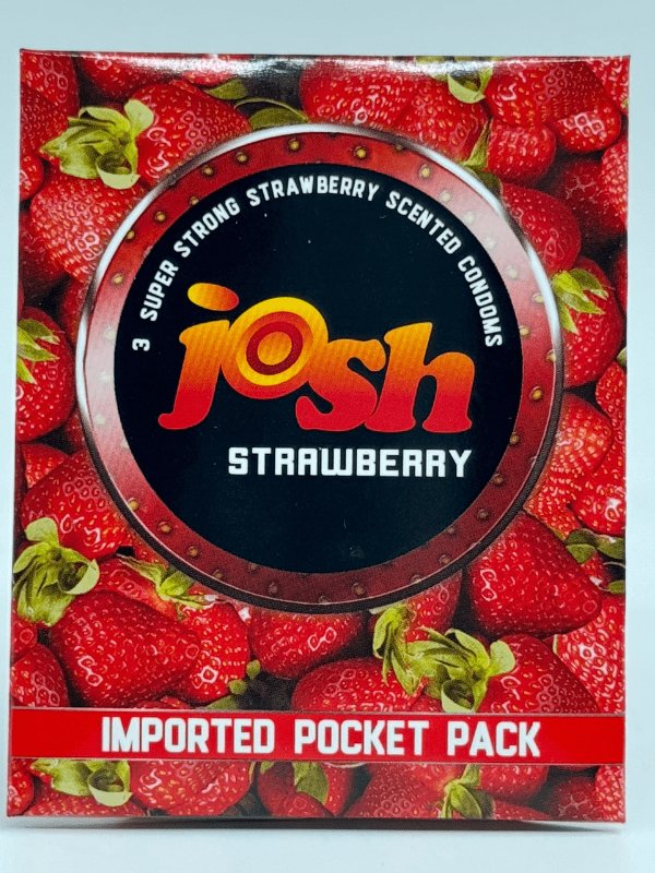 Josh Strawberry Condom – 3 Scented Condoms