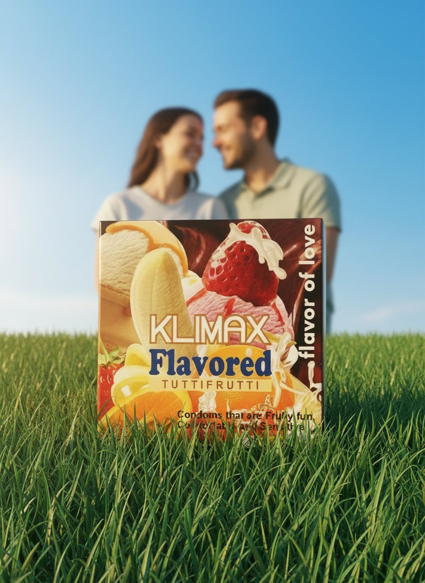 Klimax Tutti Frutti Flavored Condoms – 2 Pack Premium Quality