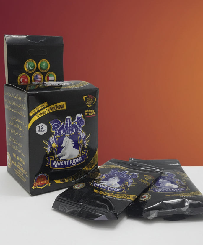 Knight Rider Cream – Delay Cream with 12 Condoms