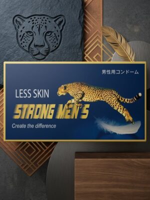 Less Skin Strong Men's Condoms – Ultra Thin Natural Latex | Pack of 12