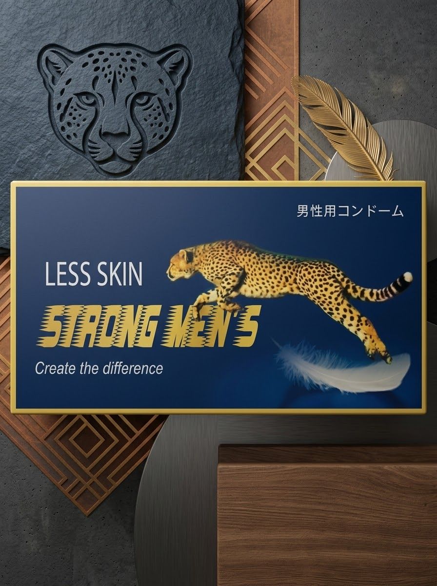 Less Skin Strong Men’s Condoms – Ultra Thin Natural Latex | Pack of 12