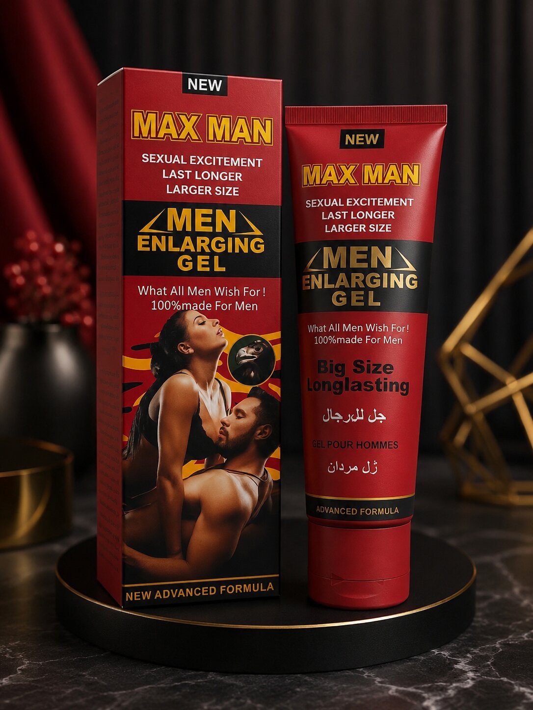 Maxman Enlarging Gel – Male Enhancement Gel for Size & Stamina