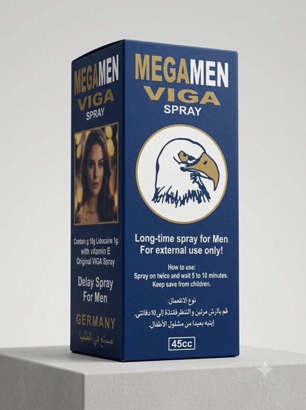 Mega Men Viga Delay Spray 45cc – Lidocaine & Vitamin E Formula - Local Made 3 Mega Men Viga Delay Spray 45cc – Lidocaine & Vitamin E Formula - Local Made