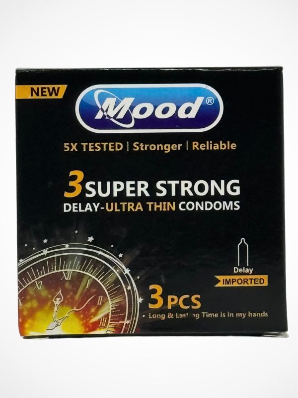 Mood Delay Condoms – 3 Ultra Thin Super Strong Condoms