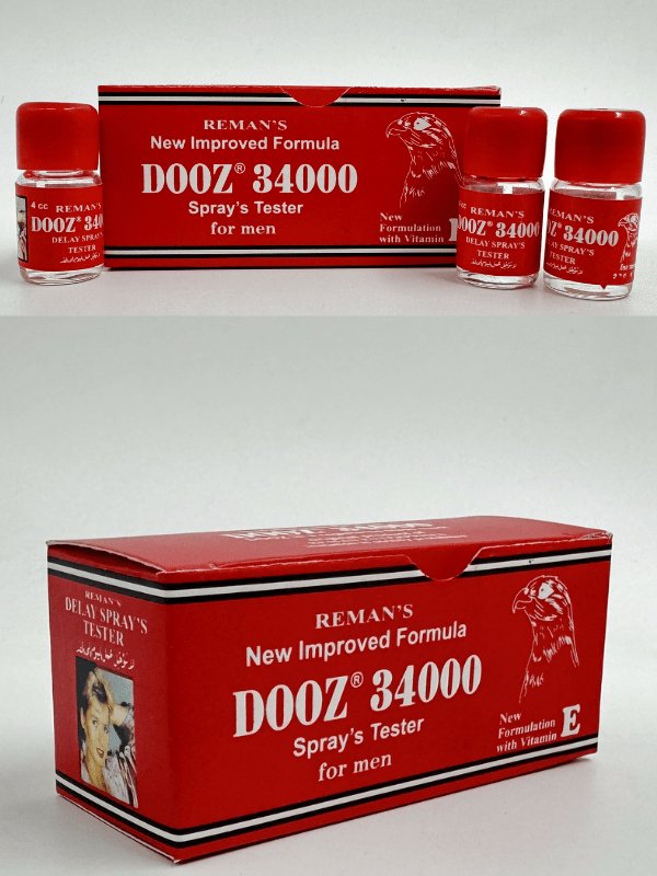 Reman Dooz 34000 Delay Spray Testers – 10 vials (5ml) Each