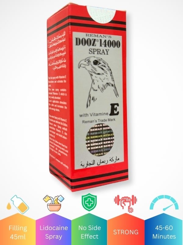 Reman’s Dooz 14000 Spray 45ml – Long Last Delay Spray
