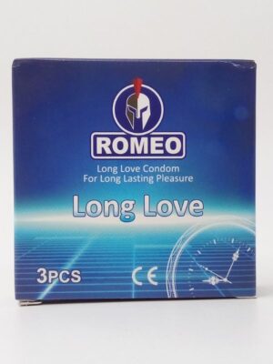 Romeo Long Love Condoms - 3 Long Lasting Pleasure Condoms