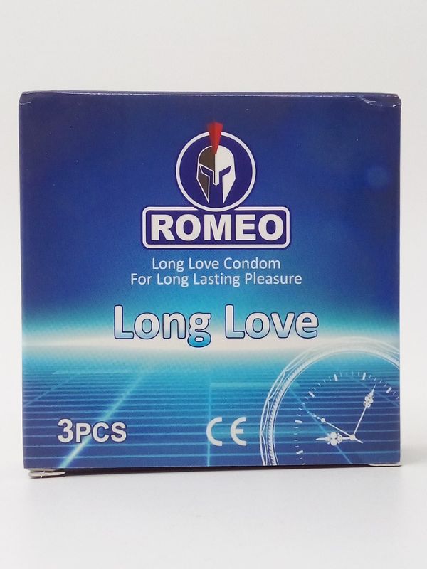Romeo Long Love Condoms – 3 Long Lasting Pleasure Condoms
