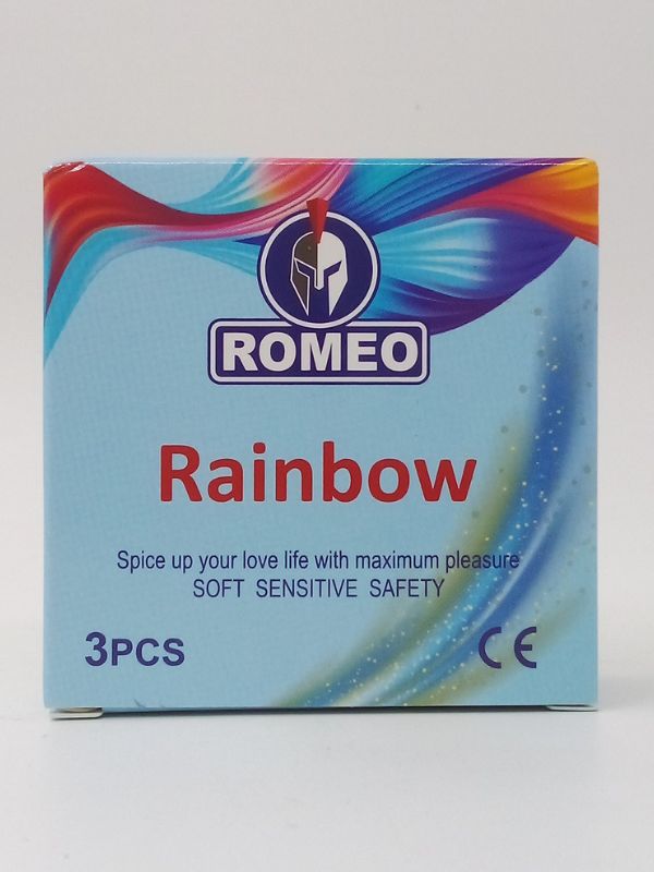 Romeo Rainbow Condoms – 3 Maximum Pleasure Condoms