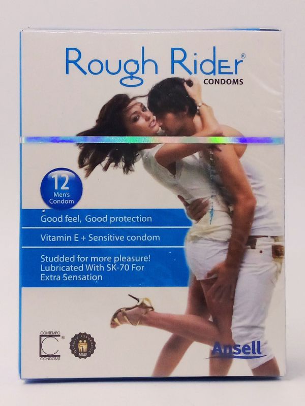 Rough Rider 12 Condoms – Lubricated Condoms