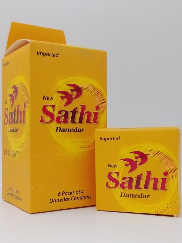 Sathi Condom Danedar – 6 x 4 Dotted Condoms