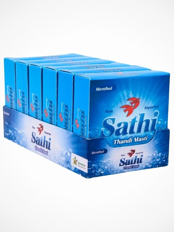 Sathi Condom Menthol Thandi Masti – 6 x 3 Pack of Condoms