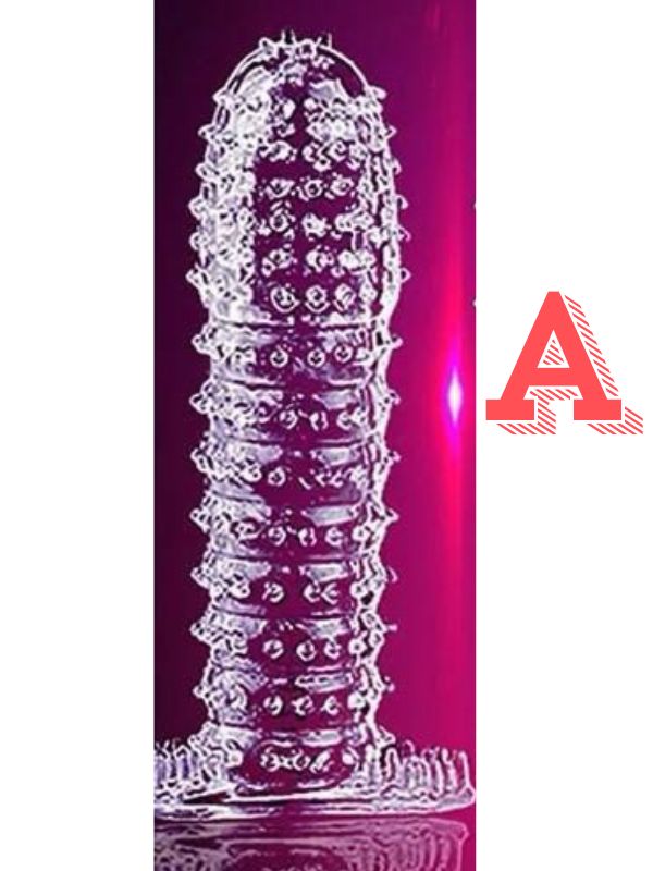 Soft Silicone Condoms - Spike Reusable Condoms - Washable Condoms