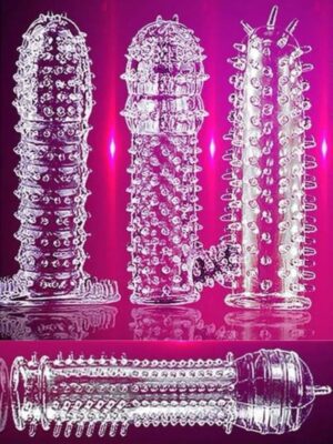 Soft Silicone Condoms - Spike Reusable Condoms - Washable Condoms