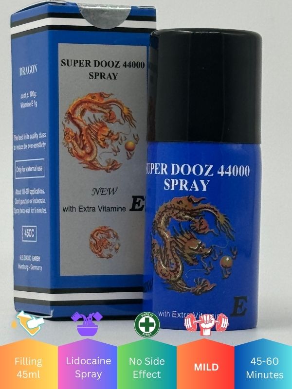 Super Dooz 44000 Delay Spray for Men - 45ML Mild Formula 8 Super Dooz 44000 Delay Spray for Men - 45ML Mild Formula