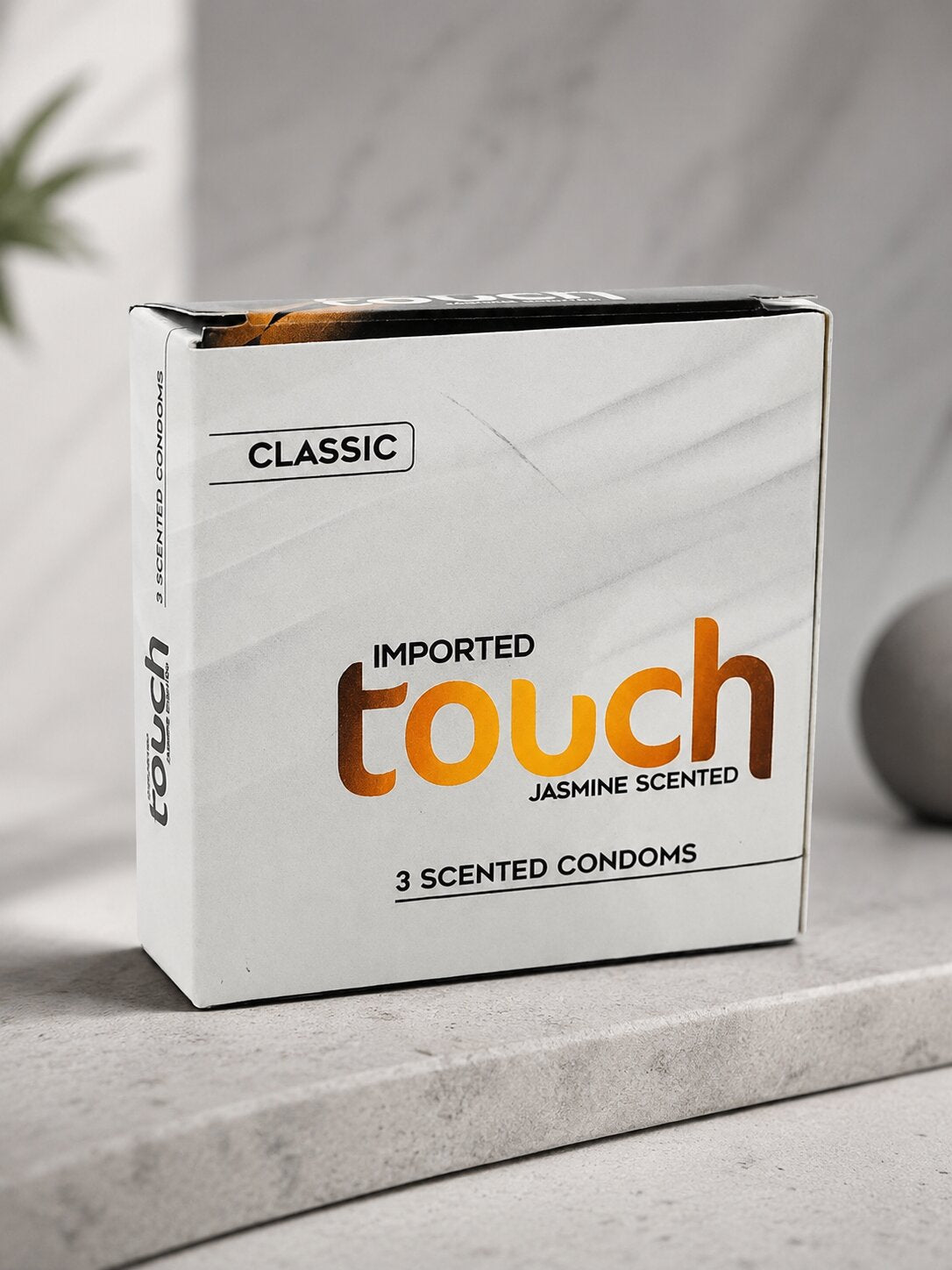 Touch Classic Jasmine Scented Condoms – Pack of 3 & 18 | Natural Latex