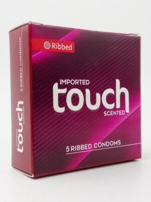 Touch Condoms - 5 Ribbed Condoms