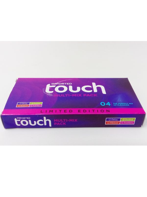 Touch Condoms Multi Mix Pack - 4 Condoms Pack 3 Touch Condoms Multi Mix Pack - 4 Condoms Pack