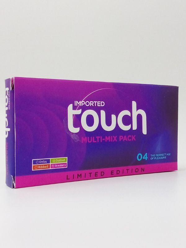 Touch Condoms Multi Mix Pack - 4 Condoms Pack
