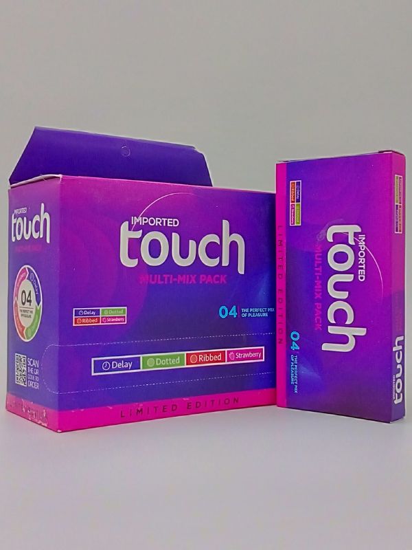 Touch Condoms Multi Mix Pleasure Pack – 6 x 4 Pack of Condoms