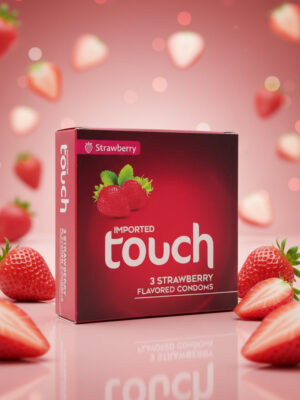 Touch Condoms Strawberry 3 Pieces
