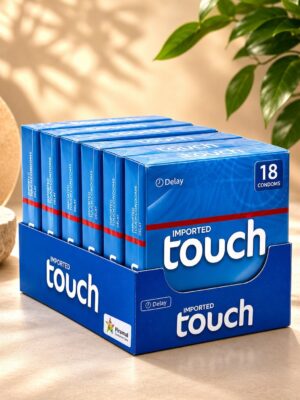 Touch Delay Condom – 18 Pack (6×3) | Long-Lasting Pleasure, Premium Latex
