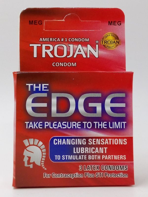 Trojan Condom The Edge 3 Pieces – Take Pleasure To The Limit