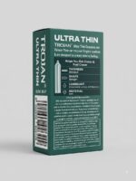 Trojan Ultra Thin Condoms – 12 Lubricated Delay Latex Condoms