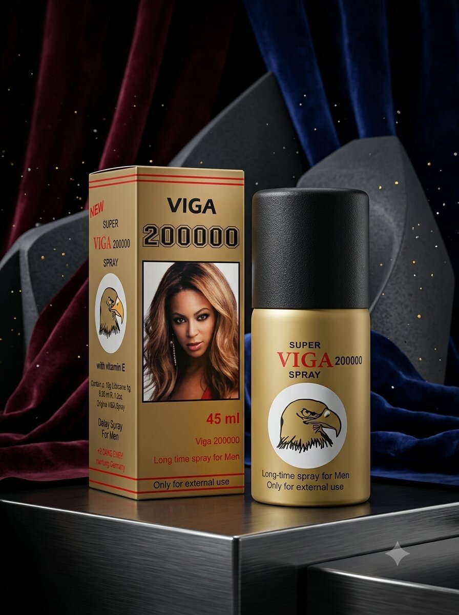 Viga 200000 Delay Spray for Men – Long-Lasting Lidocaine Formula | Made in Germany