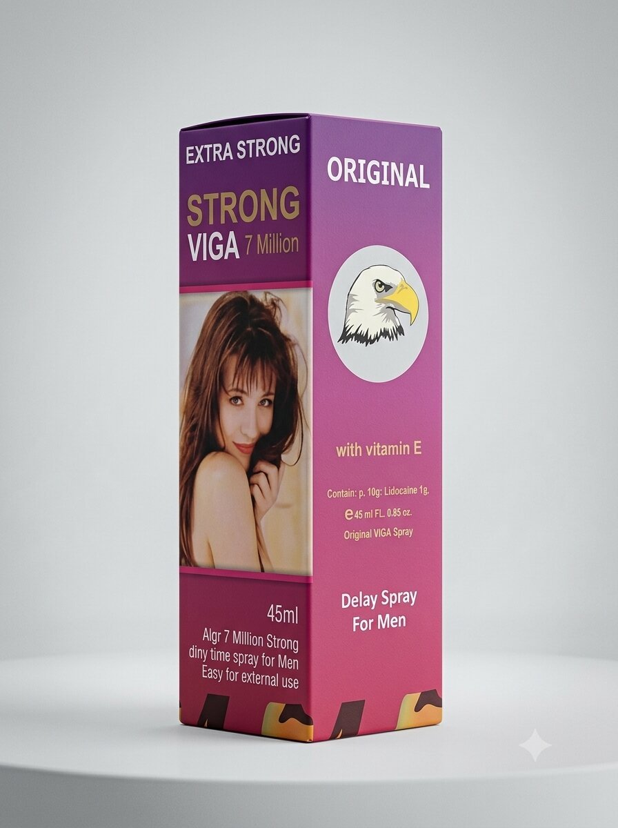 Viga 5 Million Delay Spray – Extra Strong Vitamin E