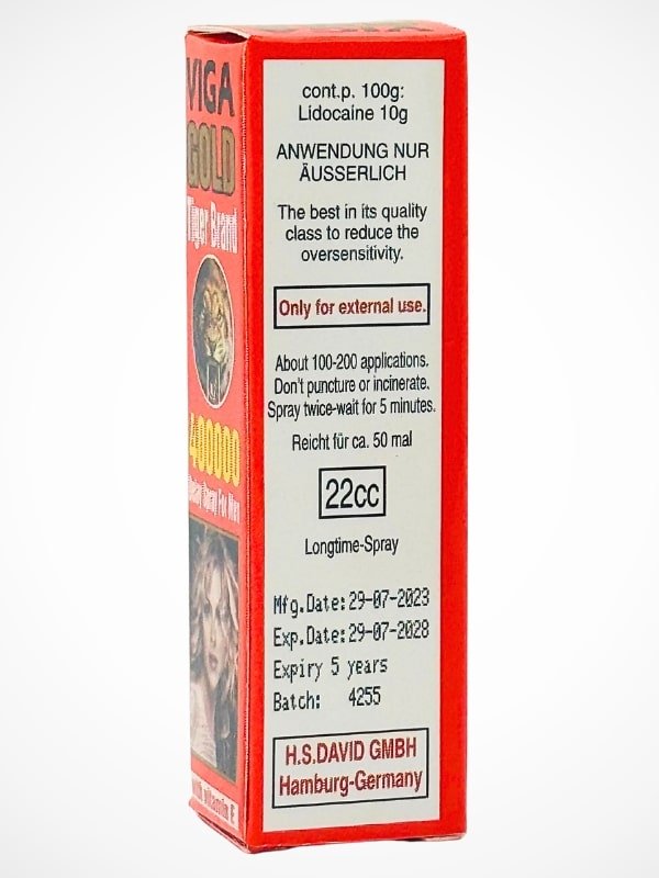 Viga Gold Delay Spray 400000 - 22CC (Local Made)