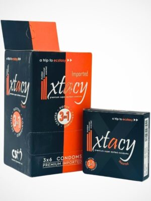 Xtacy Condoms Premium Super Dotted - 6 x 3 Condoms Pack