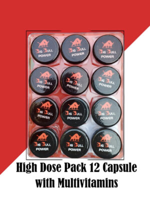 Big Bull High Dose with Multivitamins 12 Capsule Pack