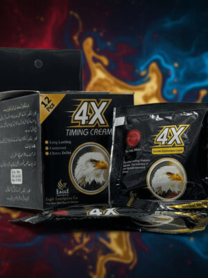 4X Timing Cream - Delay Cream with 12 Condoms