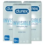 Invisible Extra Thin Condoms – 3 Packs Of 12 in Pakistan