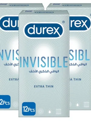 Invisible Extra Thin Condoms – 3 Packs Of 12 in Pakistan