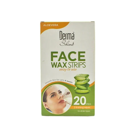 Derma Shine Aloe Vera Face Wax Strips in Pakistan 1 Derma Shine Aloe Vera Face Wax Strips in Pakistan