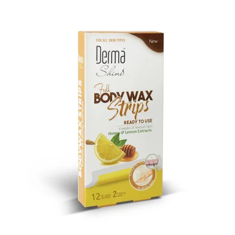 Derma Shine Lemon & Honey Wax Strips Full Body in Pakistan 1 Derma Shine Lemon & Honey Wax Strips Full Body in Pakistan