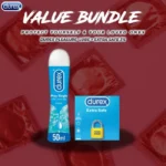 Durex Pack Of 2 – Extra Safe Condoms & Durex Play Tingle Lube in Pakistan