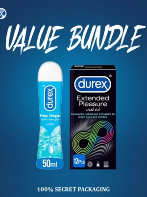 Durex Pack Of 2: Extended Pleasure & Tingle Lube in Pakistan