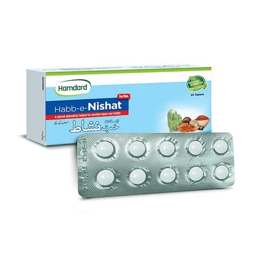 Hamdard Habb-E-Nishat Tablets 20S | Timing & Stamina Price in Pakistan 1 Hamdard Habb-E-Nishat Tablets 20S | Timing & Stamina Price in Pakistan