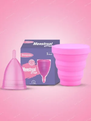 Menstrual Cup With Foldable Steriliser in Pakistan