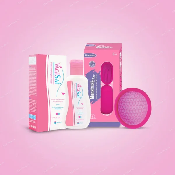 Menstrual Disc & Feminine Wash Combo in Pakistan