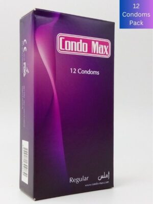 Condo Max Regular Condoms - 12 Lubricated Condoms