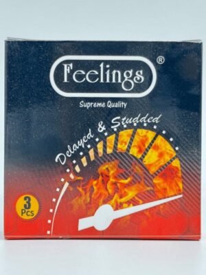 Feelings Condom Supreme Quality - 3 Delayed, Studded Condoms