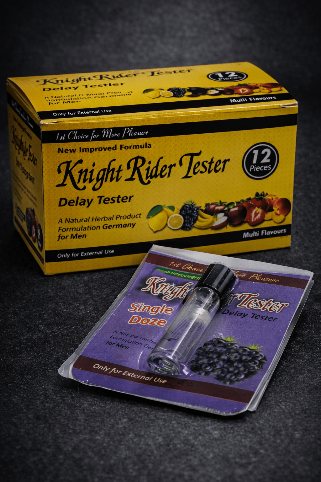 Knight Rider Testers - 6 Flavors - 12 Single Doz Testers