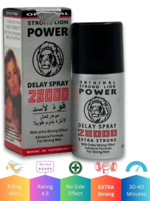 Strong Lion Power Delay Spray 45ML - 28000 Extra Strong Effect