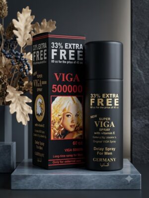 Viga 500000 Delay Spray 60ml – Lidocaine Long-Lasting Spray for Men