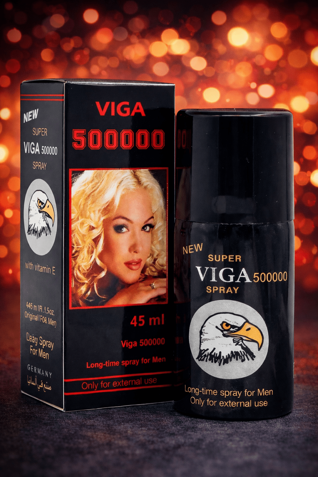 Viga 500000 Delay Spray (Black) - Long Time Spray